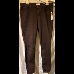 Black Daisy Billie Jeggings- Black- Size 13/31